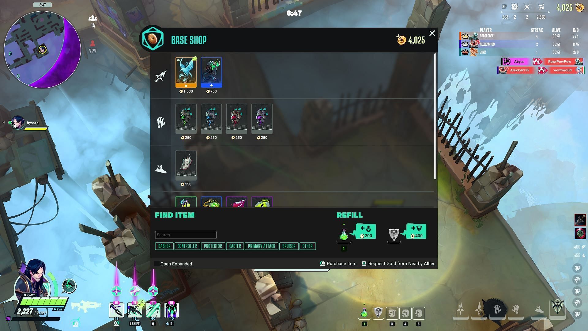 Gold in Supervive should be spend wisely (Image via Theorycraft Games)